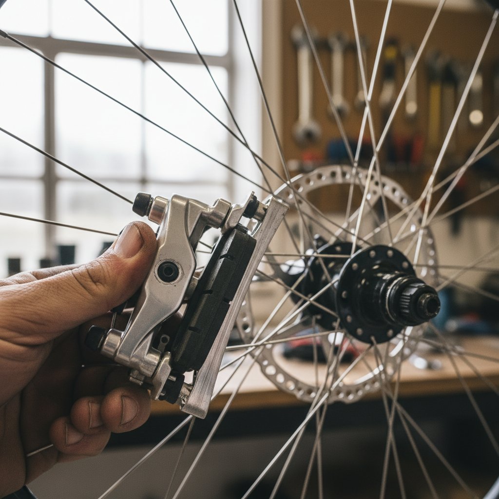 Bicycle tire pressure check